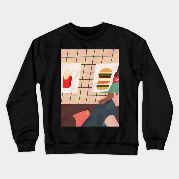 Restaurant Crewneck Sweatshirt by juliealex